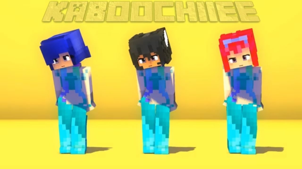 BLUE MERMAID LADYBUG, APHMAU, RAGATHA | ME TOO DANCE | Minecraft Animation | KABOOCHIIEE 541