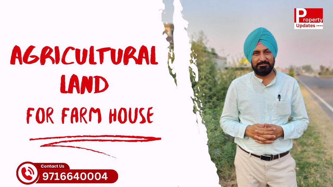 3 kanal agricultural land for farm house on Kurali Siswan Road Near New Chandigarh