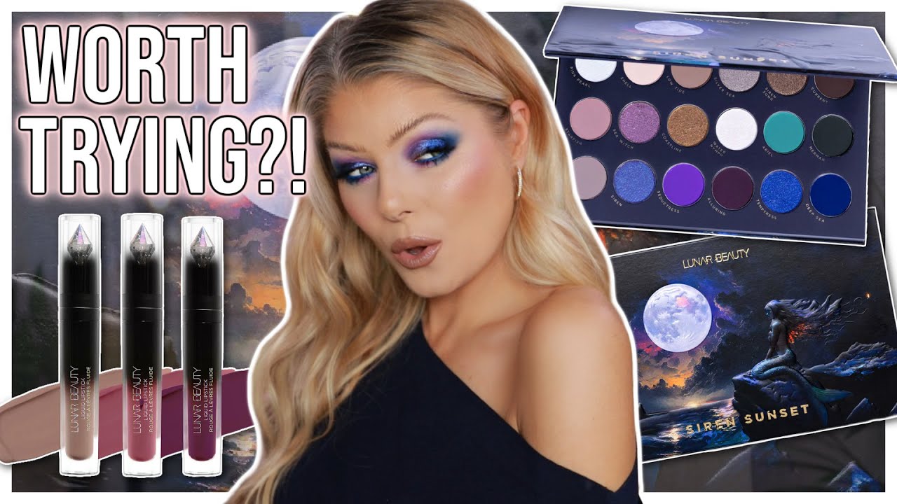 Let's Try The NEW Lunar Beauty Siren Sunset 🧜‍♀️