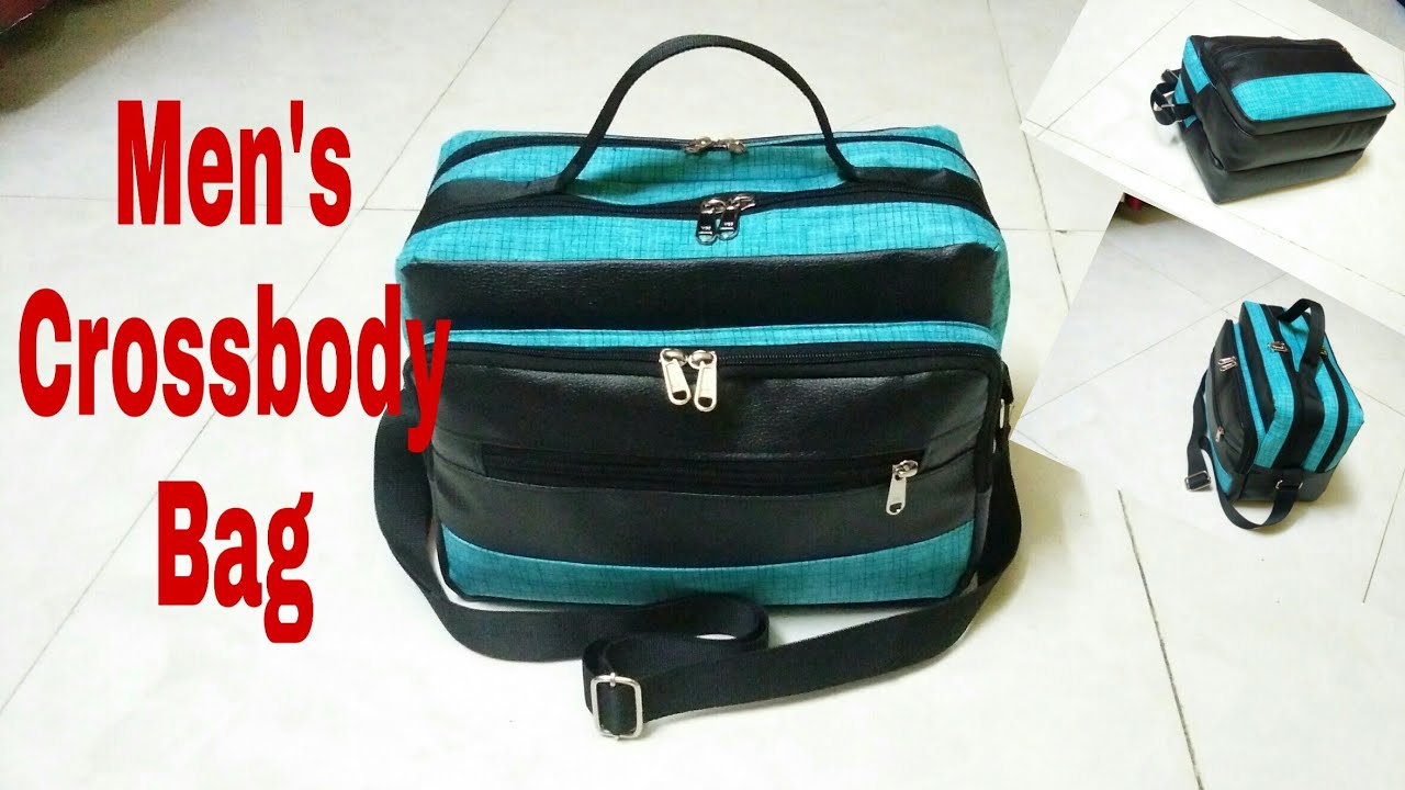 DIY : Men's Crossbody Bag Tutorial By Anamika Mishra....