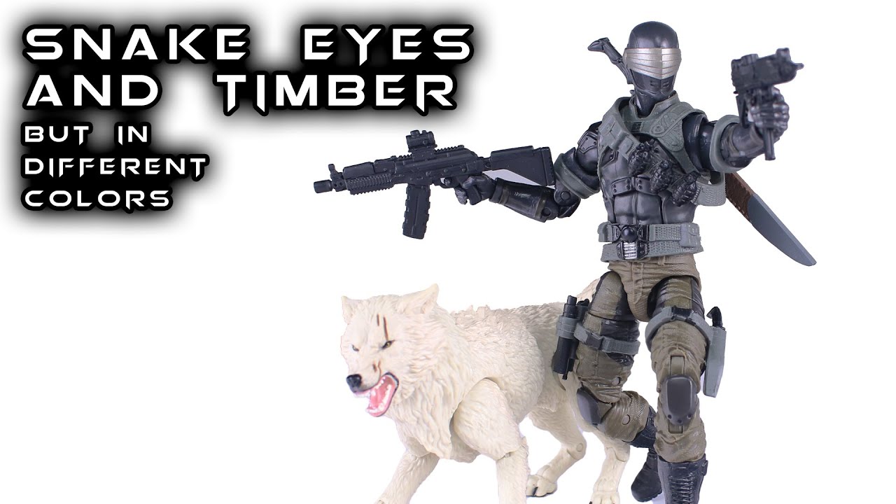G.I. Joe Classified Series SNAKE EYS & TIMBER Ver. 2 Action Figure Review