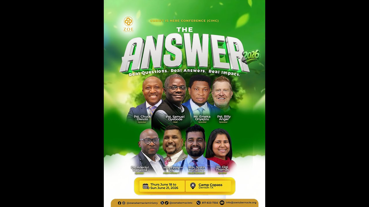 ОТВЕТ ЗДЕСЬ! || Зои Табернакль || Конференция &laquo;Христос здесь&raquo;