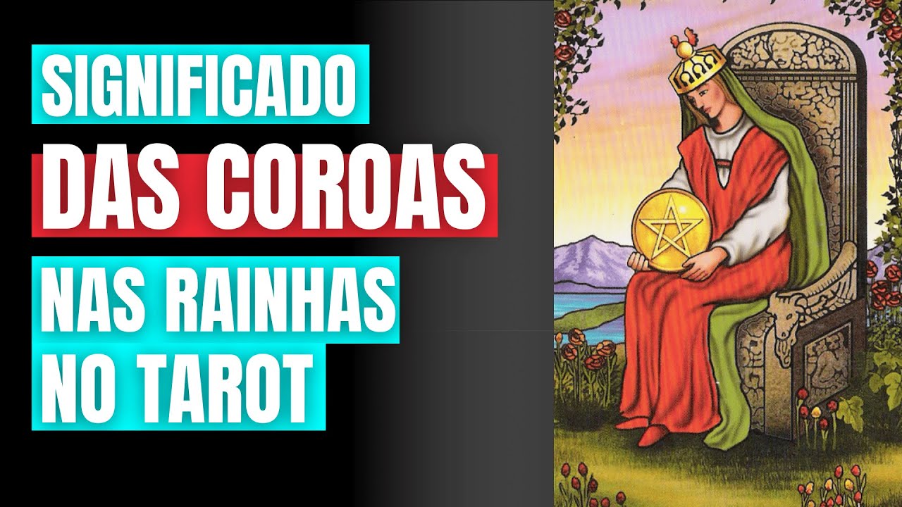 Live #050: Entenda o SIGNIFICADO das COROAS das Rainhas do Tarot