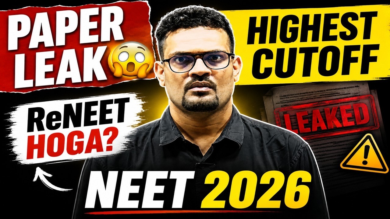 NEET 2026 PAPER LEAK Impact on Cutoff?  ReNEET Chances  | Nikhil Sir