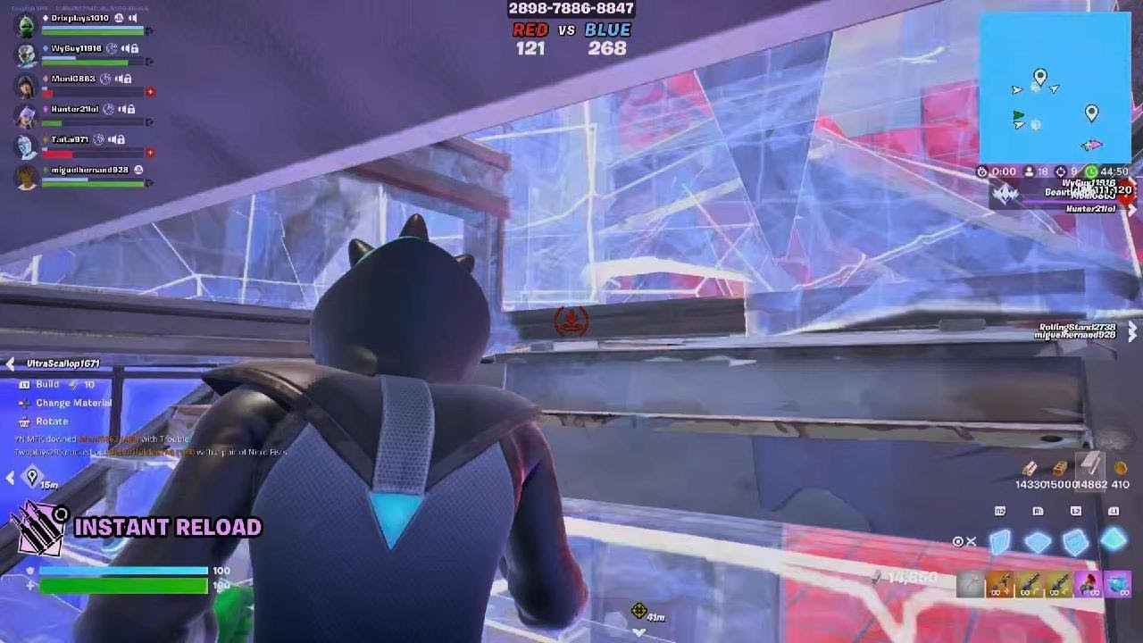 Fortnite Red vs blue