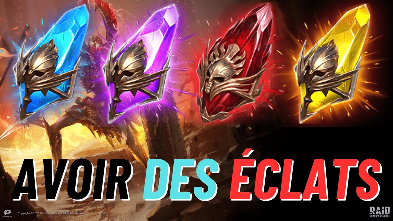 LES ECLATS OU LES AVOIRS ET QUAND LES UTILISER ??!! [RAID SHADOW LEGENDS]