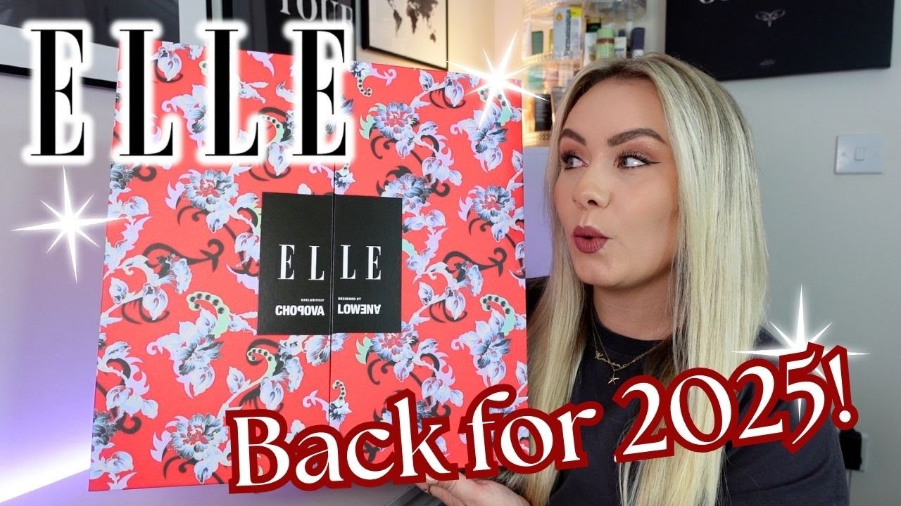 *EXCLUSIVE UNBOXING* ELLE BEAUTY ADVENT CALENDAR 2025 - BACK WITH A BANG!💥 AD | MISS BOUX