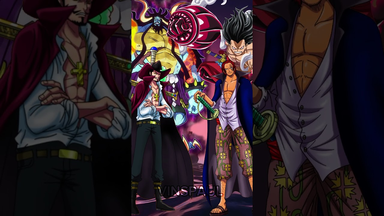 KAIDO & MIHAWK VS LUFFY & SHANKS_who is stronger?#onepiece #anime #animeedit #viralshorts#shorts