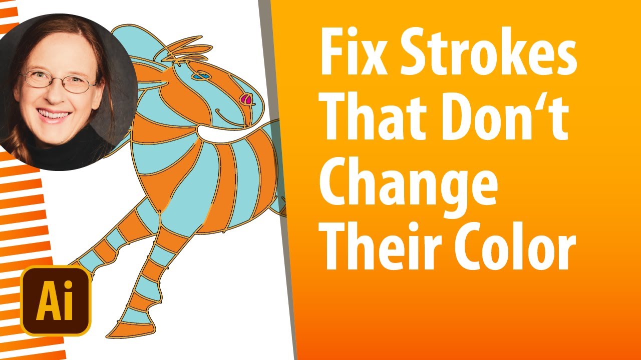 How to Fix Strokes That Don't Change Their Color in Illustrator