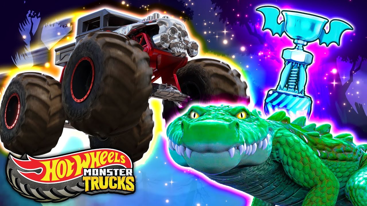 La Légende Effrayante du Trophée Fantôme ! | Hot Wheels Monster Trucks