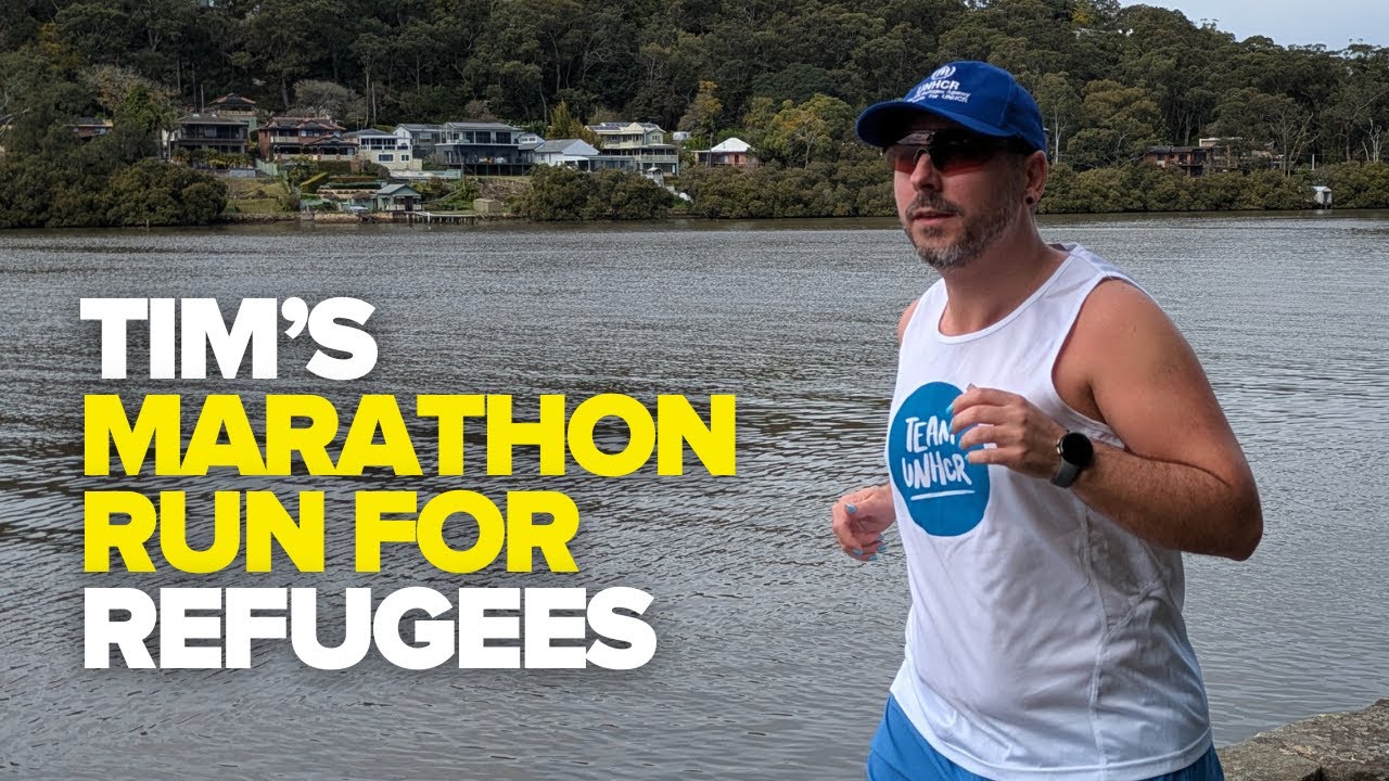 Tim's marathon run for refugees