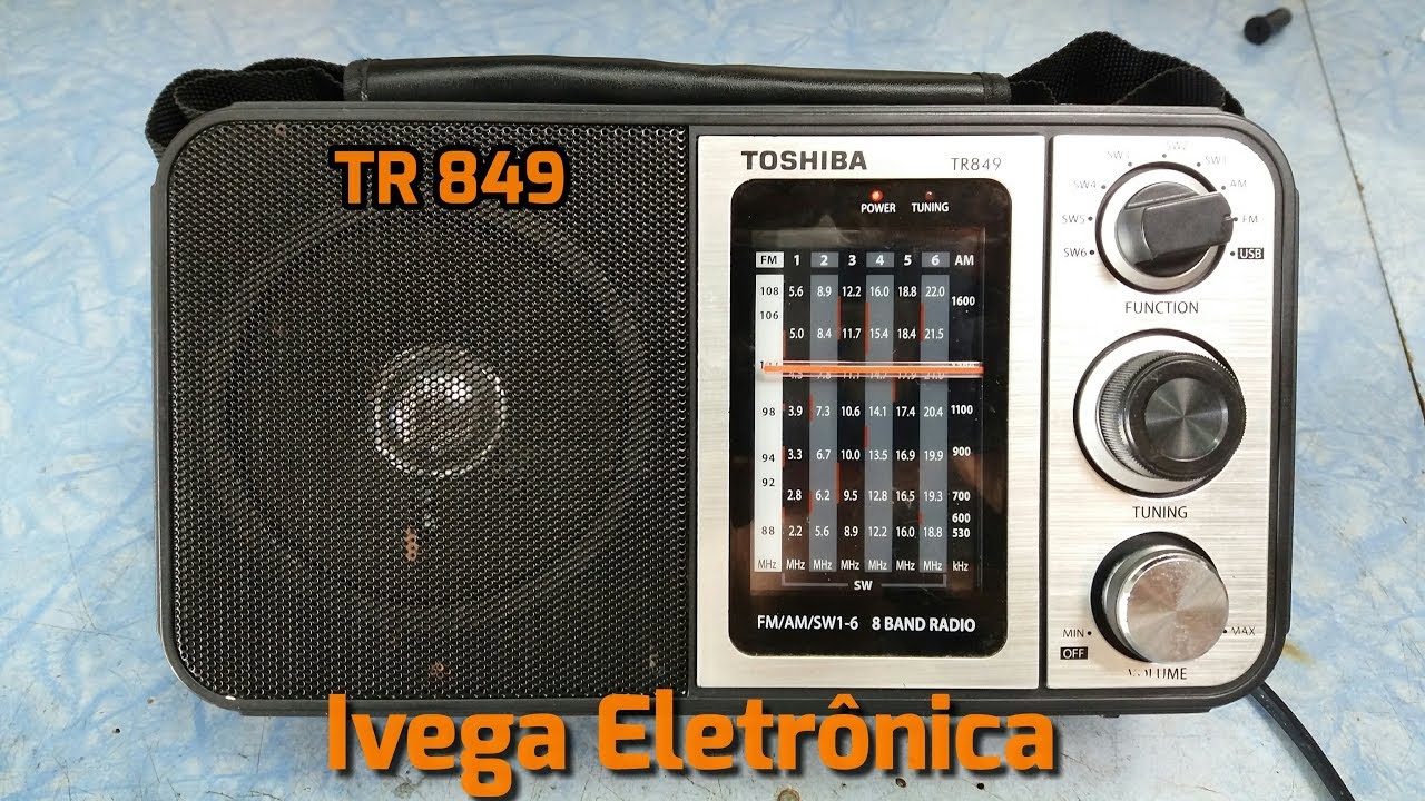 Toshiba TR849,  troca do volume, como funciona.