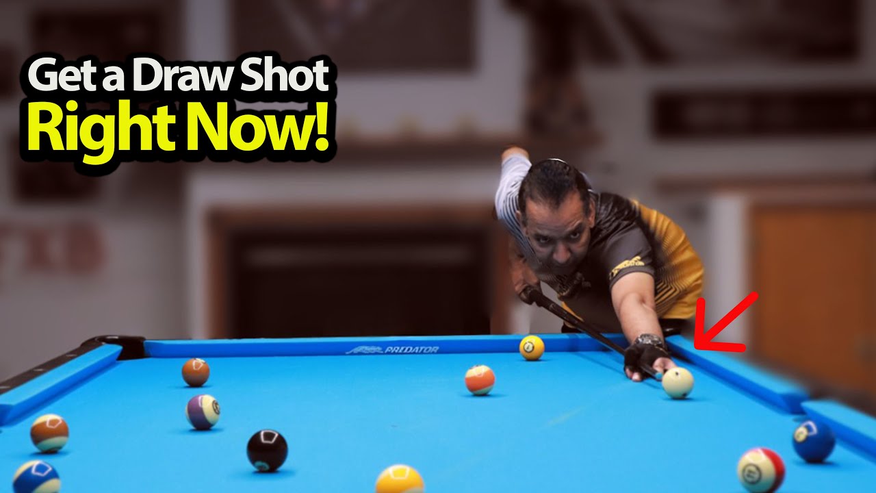 How to Draw the Cue Ball ~ Beginners Guide ( Pool Lessons)