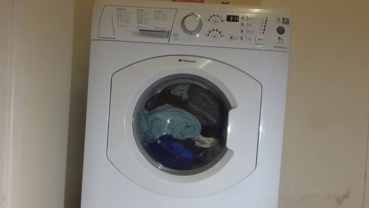 Hotpoint Aquarius WMF560 - cotton eco standard 60'c (Full cycle)