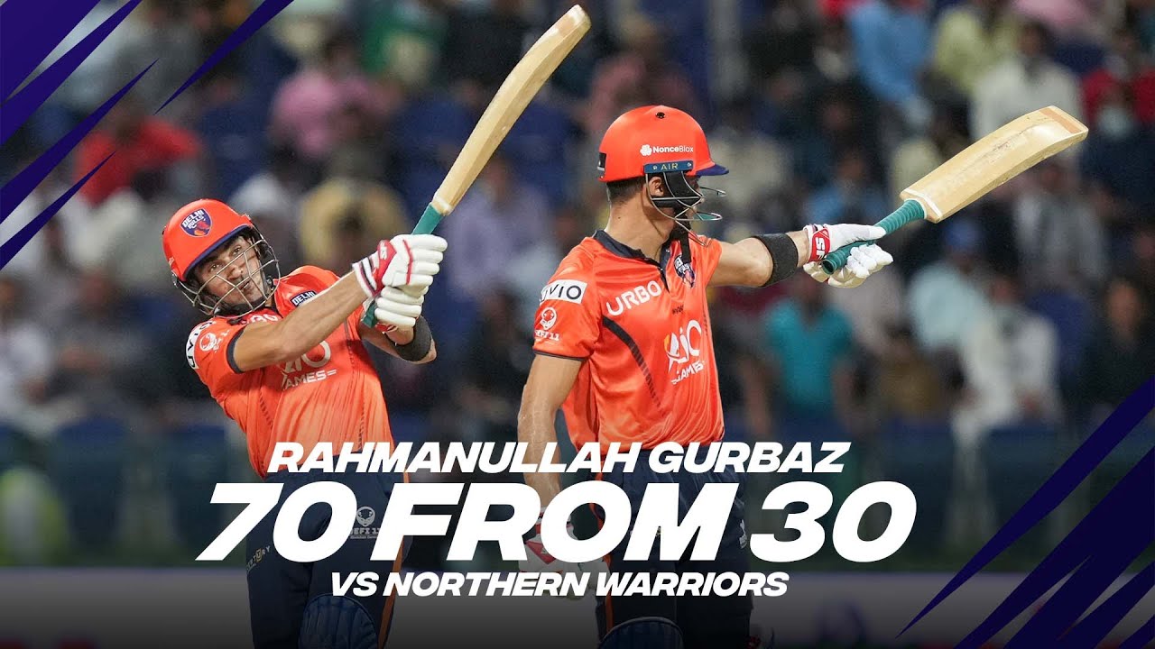 Rahmanullah Gurbaz 70 from 30 vs Northern Warriors | Day 7 | Player Highlights