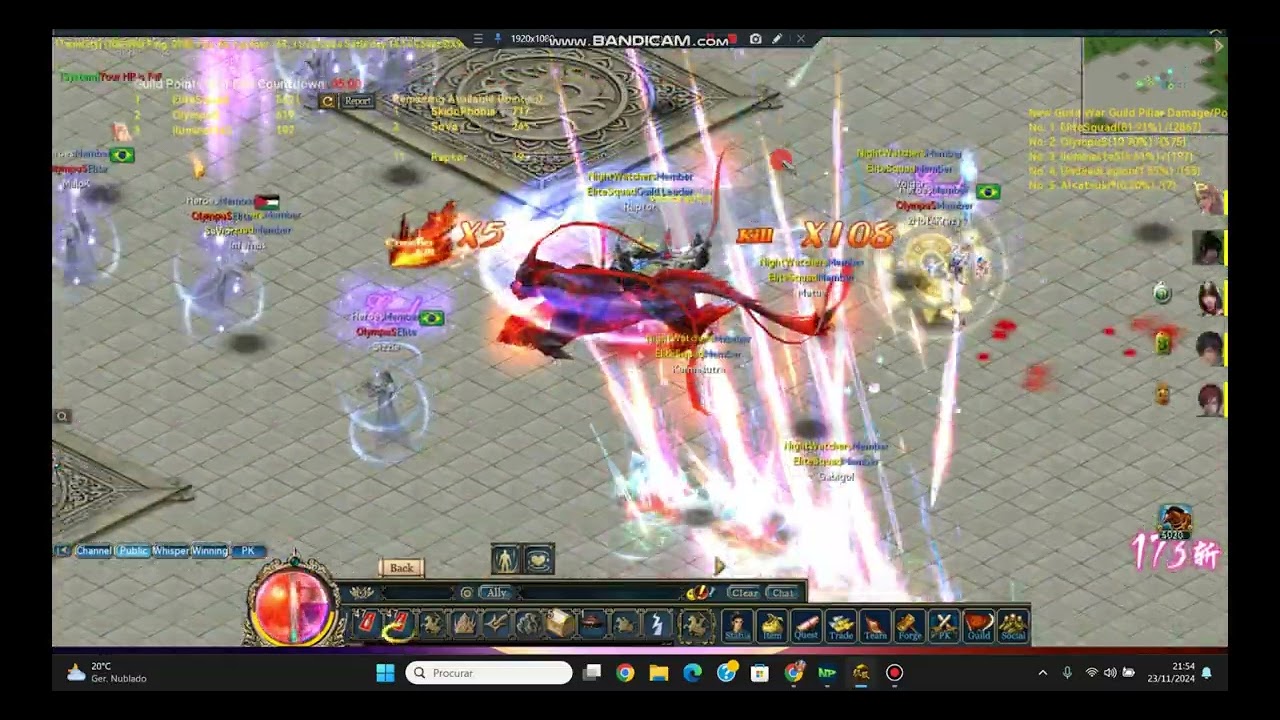 CONQUER ONLINE 2024 - ELITEPK - ARENAS AND GW (WATERATTACK VIEW) - ELITESQUAD - RAPTOR
