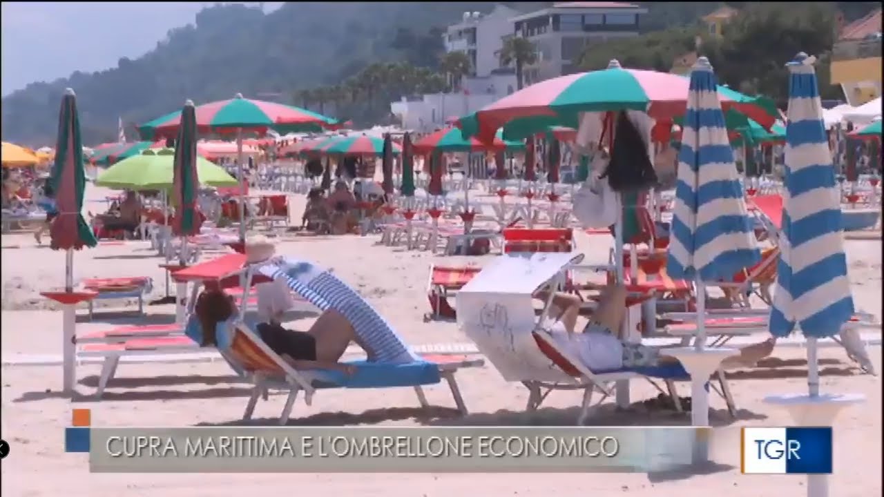 Cupra Marittima e l'ombrellone economico