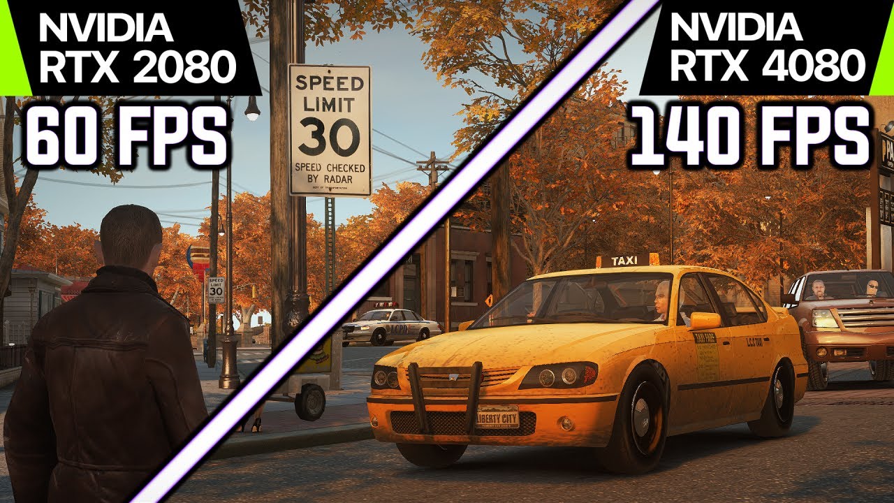 RTX 4080 vs. RTX 2080 | GTA 4 BEST Graphics Mod (iCEnhancer 4 & RevIVe)