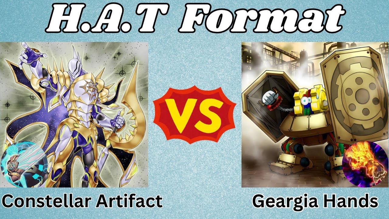 Constellar Artifact Vs Geargia Hands! | HAT Format Replay Review! | (2014 Yu-Gi-Oh! WCQ)