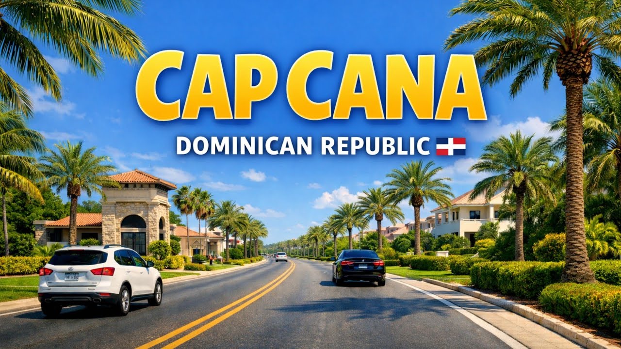 Cap Cana, Dominican Republic 🇩🇴 | Luxury Streets, Tropical Views & 4K Drive Tour