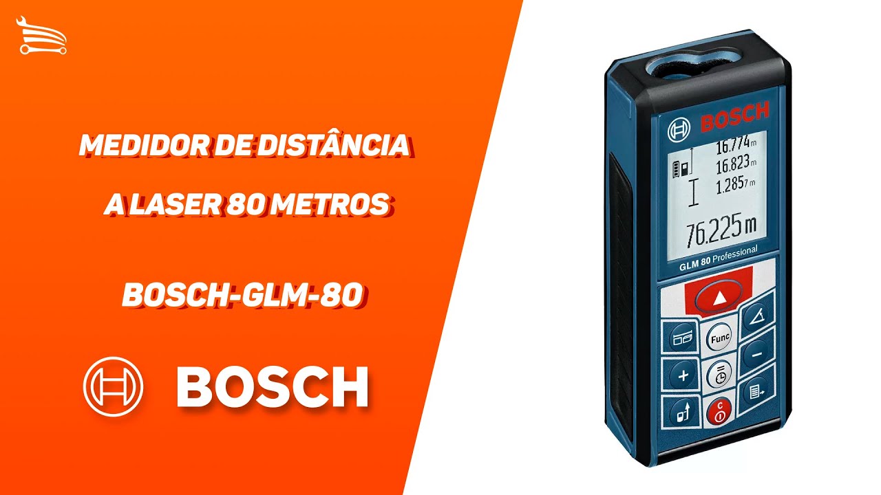 Medidor de Distância a Laser 80 Metros - BOSCH-GLM-80 | Loja do Mecânico