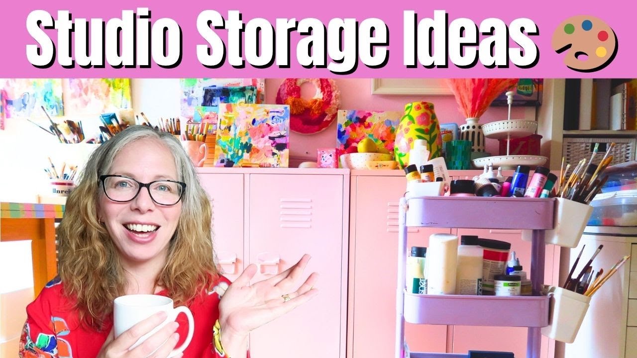 Favorite Art Studio Storage Ideas 🎨| IKEA FOR ARTISTS| (Affordable & Practical!)