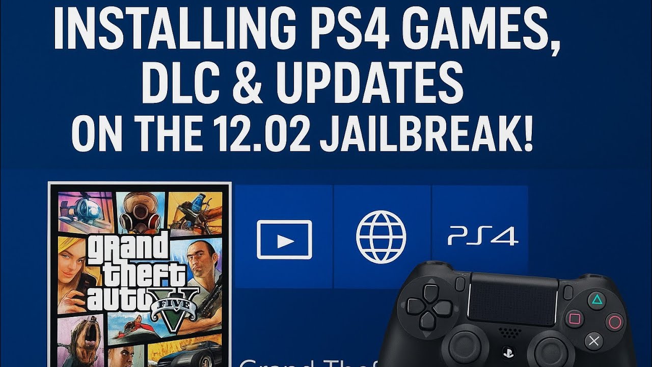 Installing PS4 Games, DLC & Updates on the 12.02 Jailbreak!