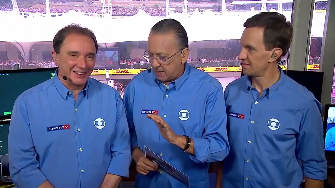 GP Brasil F1 Interlagos 2019 - transmiss&atilde;o da Rede Globo, &uacute;ltima com Galv&atilde;o Bueno e Reginaldo Leme