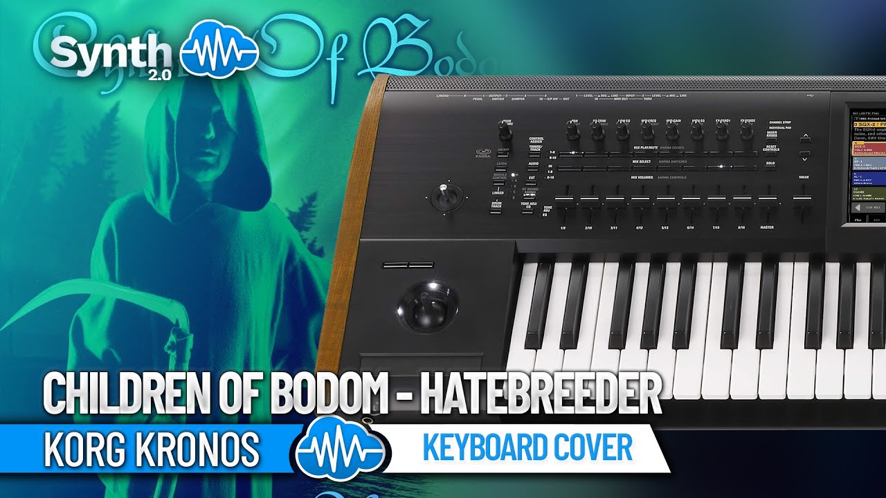 CHILDREN OF BODOM - HATEBREEDER - KEYBOARD COVER | KORG KRONOS | Synthcloud