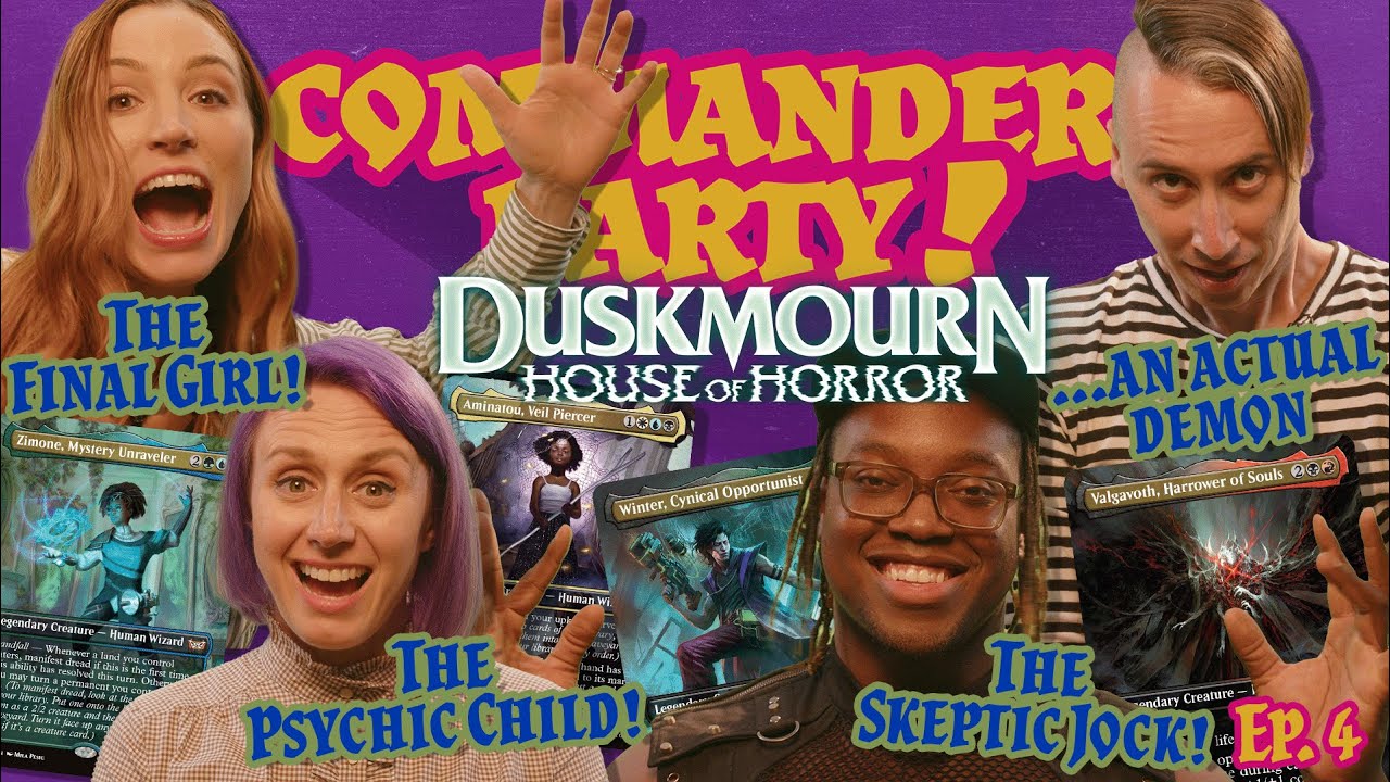 Duskmourn Commander Precons | Commander Party 4 | Magic the Gathering EDH Gameplay