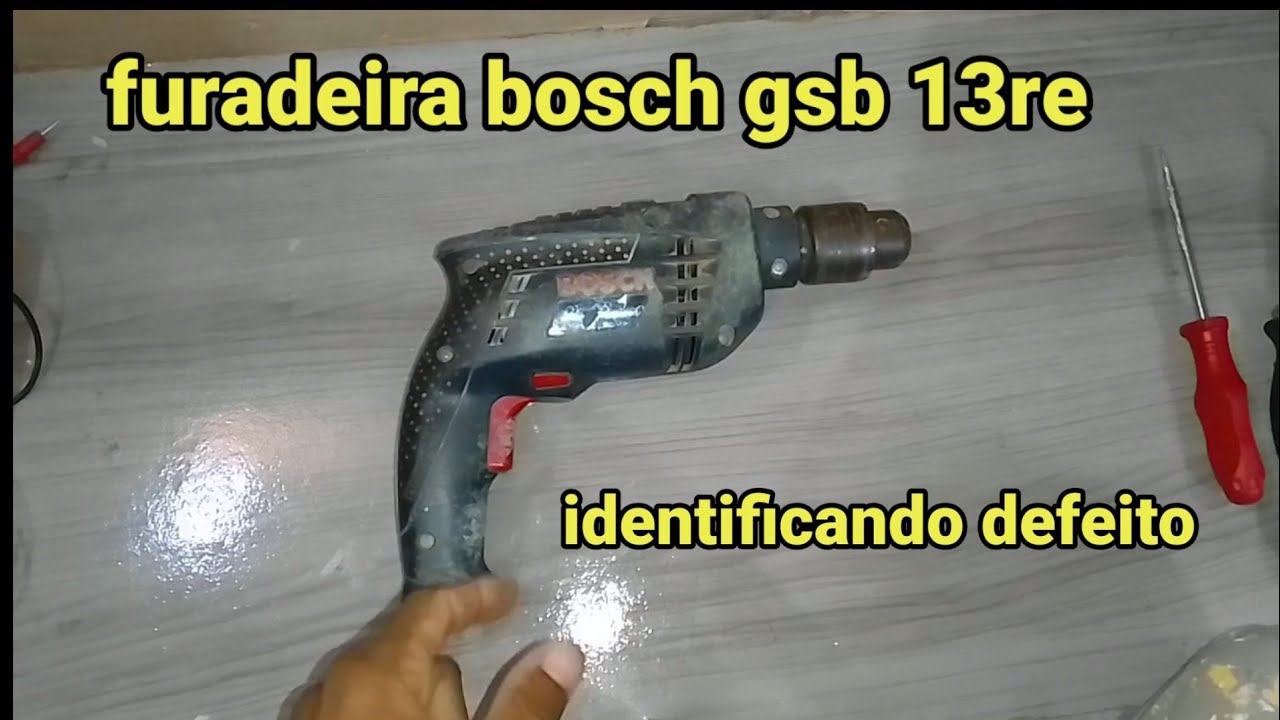 furadeira bosch parou de funcionar, furadeira parou de funcionar, gsb 13 re, gsb 13 re, professional