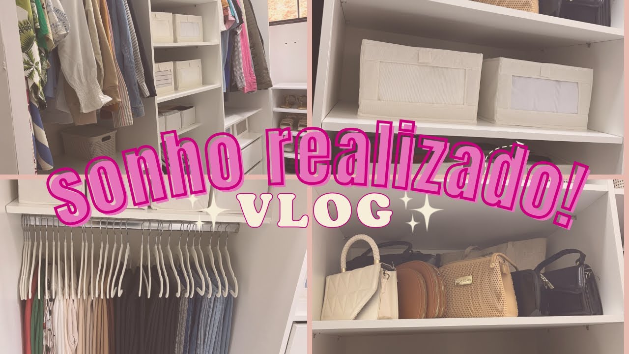 ✨FICOU PERFEITO😍/ORGANIZAÇÃO DO CLOSET NOVO/DESTRALHEI✨ 