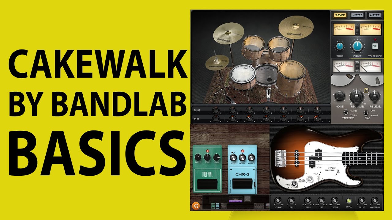 Как использовать Cakewalk от Bandlab — Начало работы