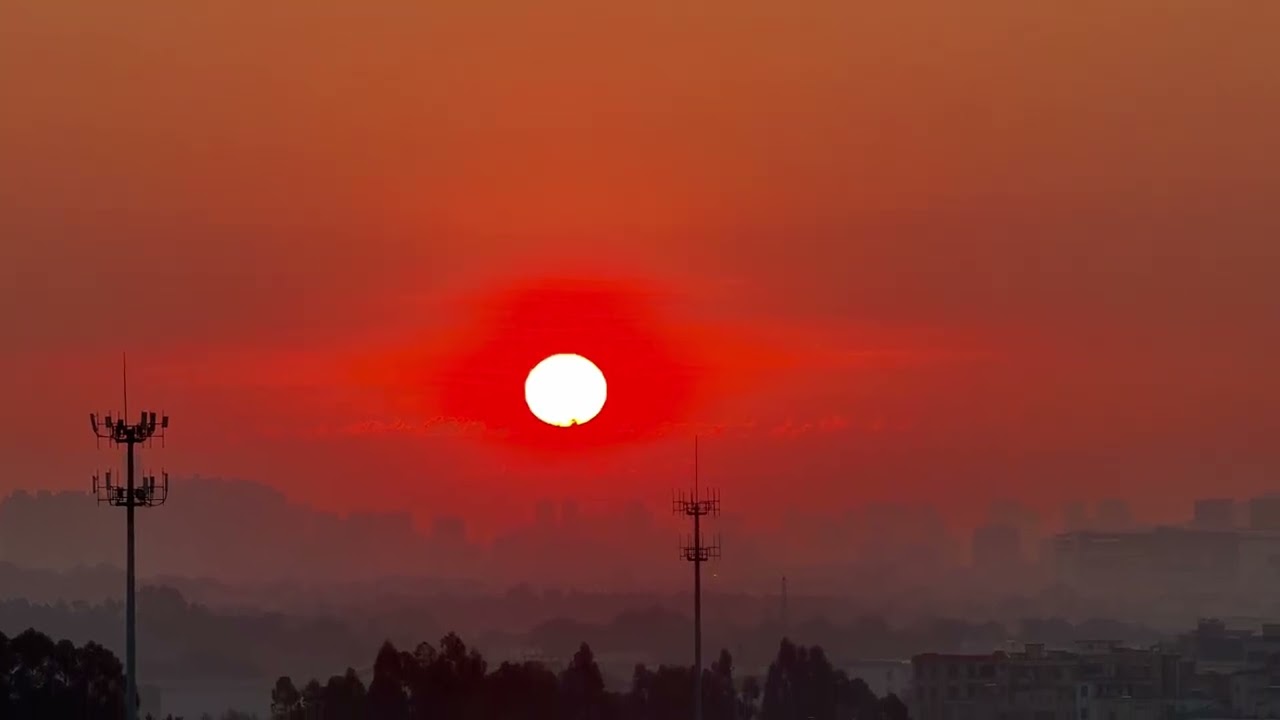 4K晨曦，今日珠江