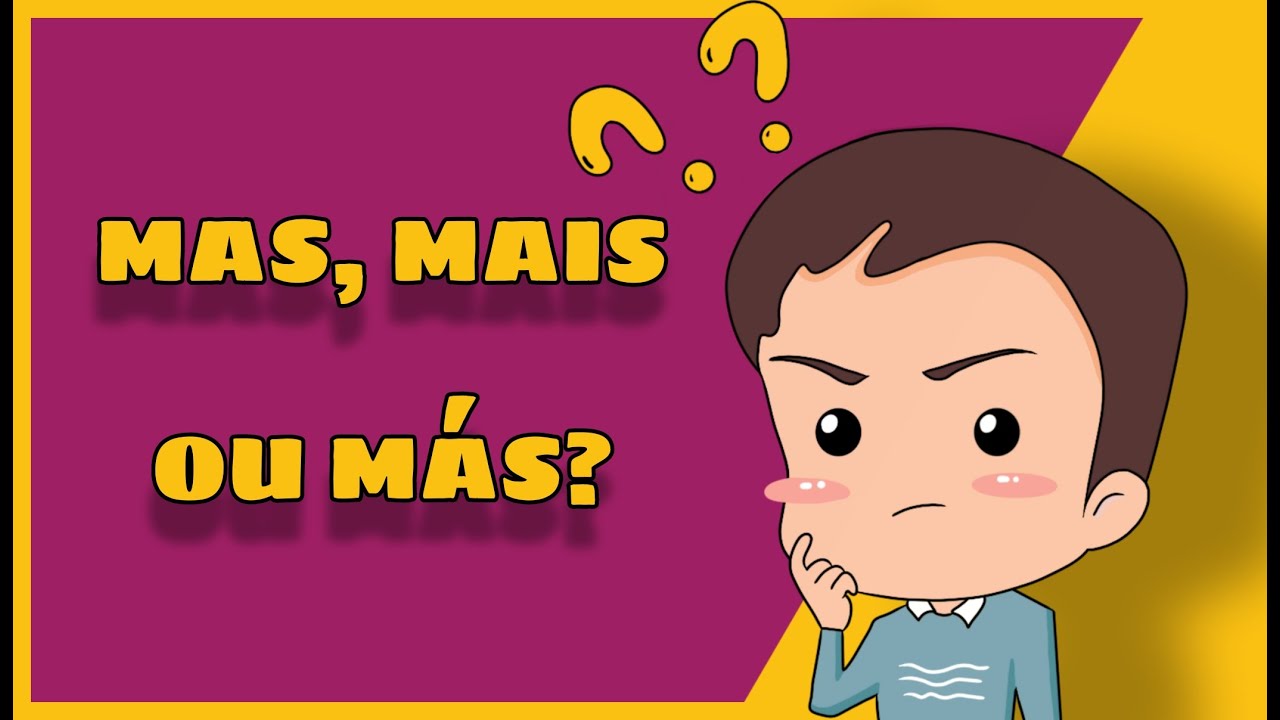 QUAL &Eacute; A DIFEREN&Ccedil;A ENTRE MAS MAIS OU M&Aacute;S #Youtubeescola