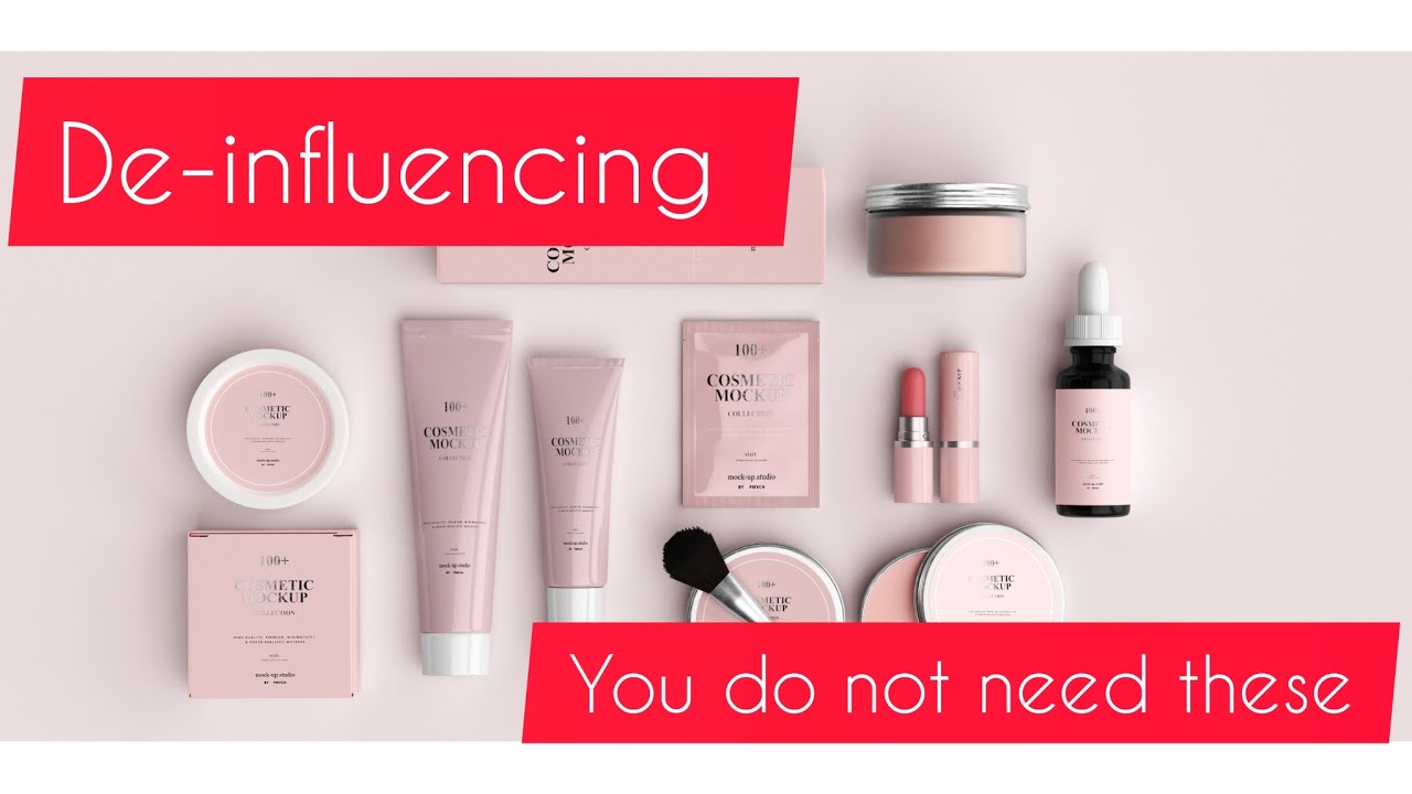 De-influencing You🚫| Some tips for more mindful makeup shopping💄 | You do not need that much makeup