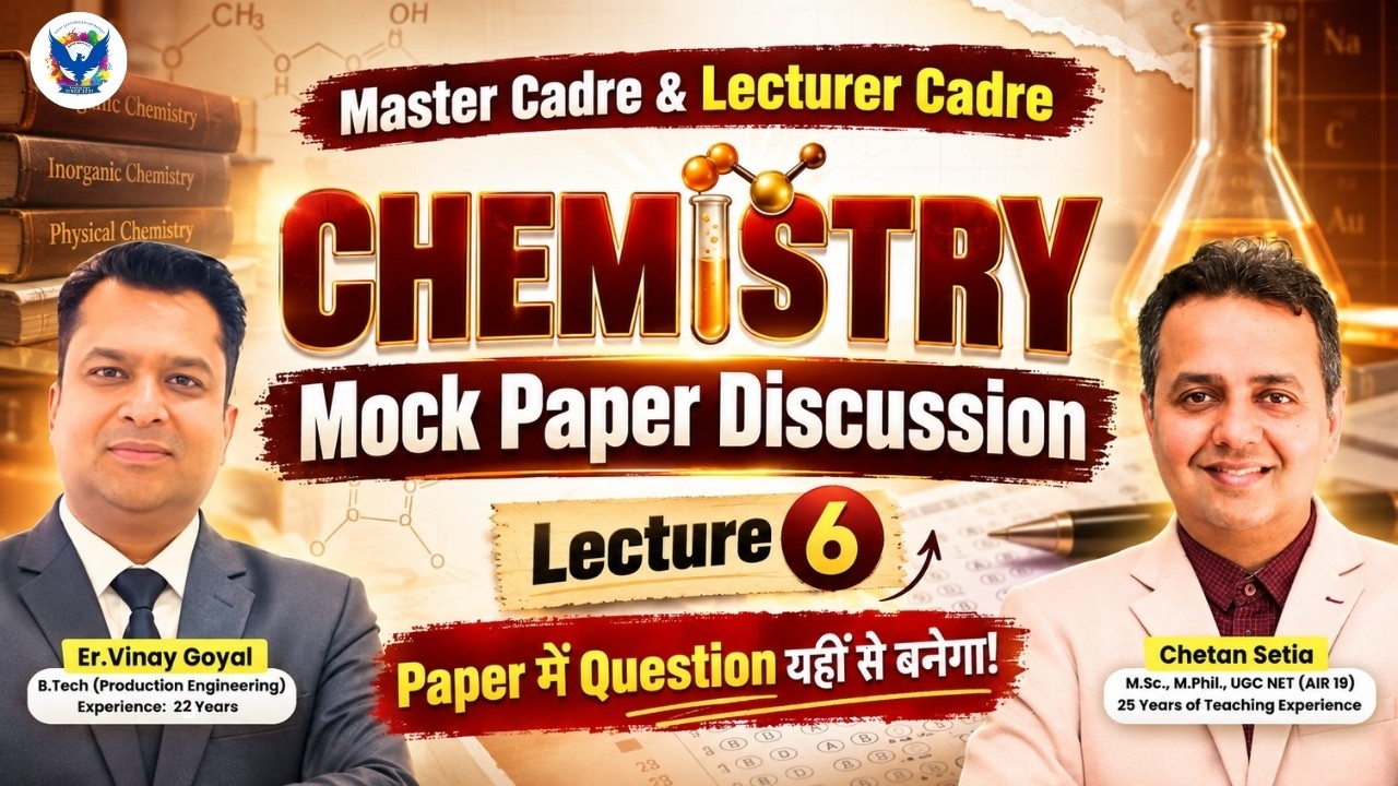 L6 - Master Cadre & Lecturer Cadre Mock Paper Discussion | Important Questions & Complete Analysis