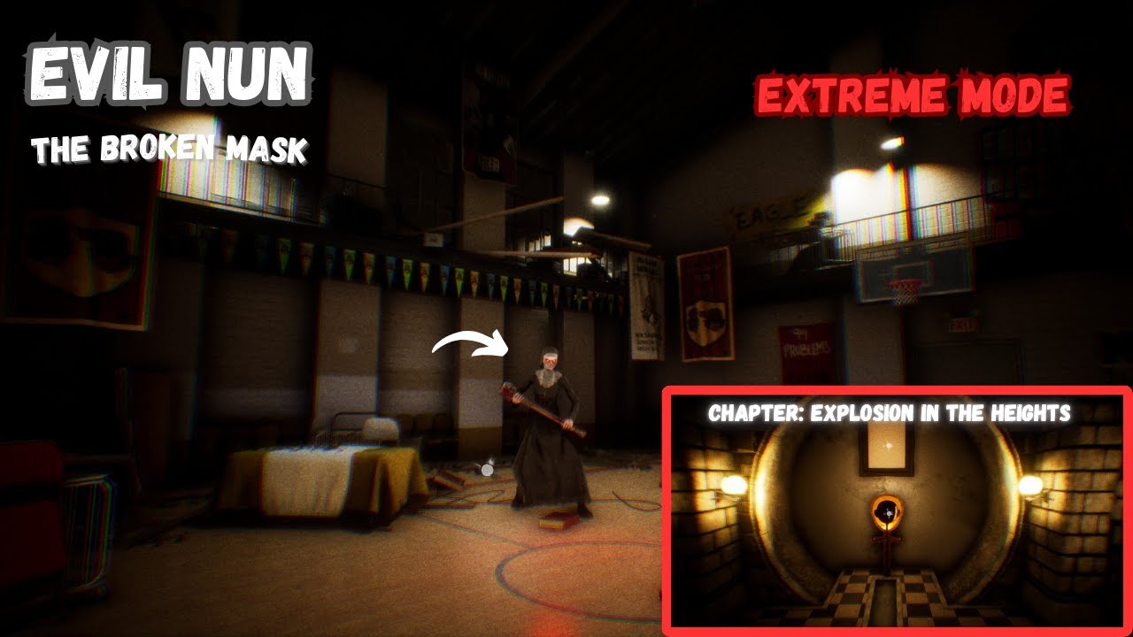 Evil Nun: The Broken Mask -Chapter 1: Explosions in the Heights- Extreme mode (4k)