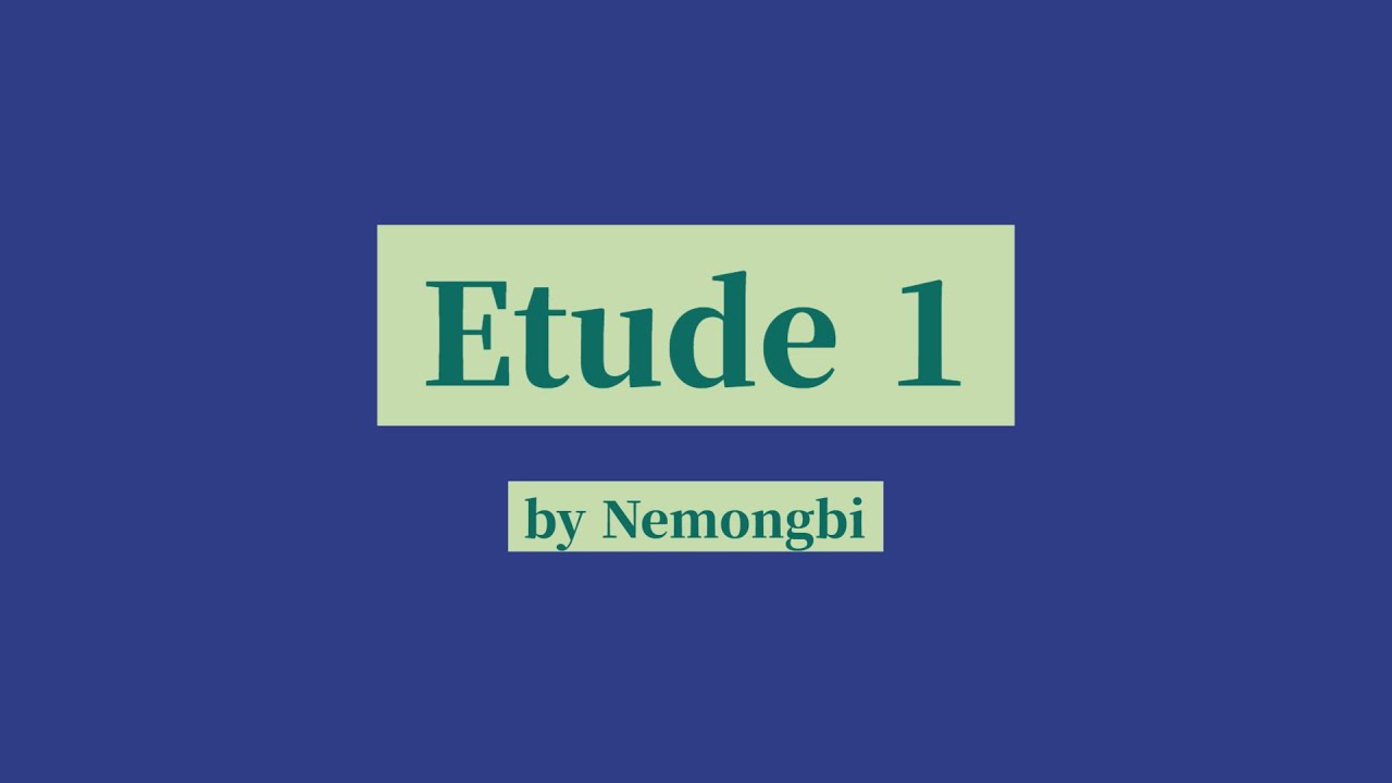 Etude 1 (2025)
