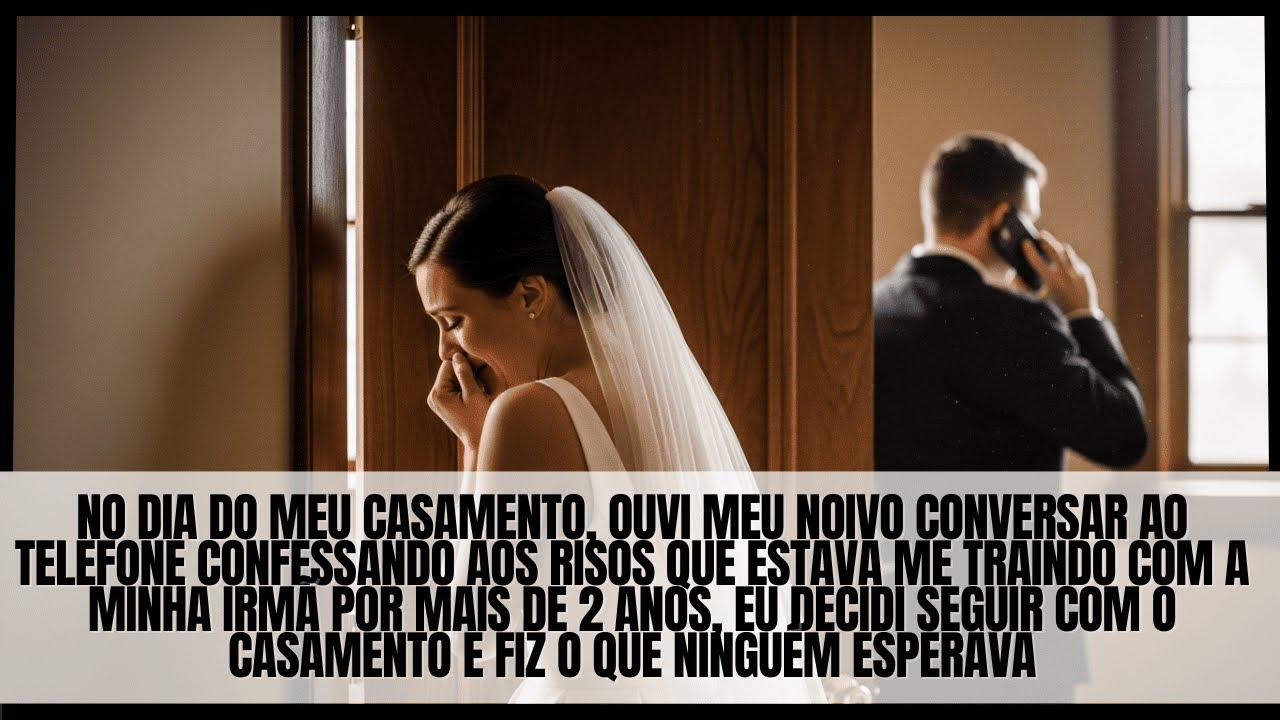 ESCUTEI MEU NOIVO SE GABANDO DA TRAIÇÃO 5 MINUTOS ANTES DE CASAR