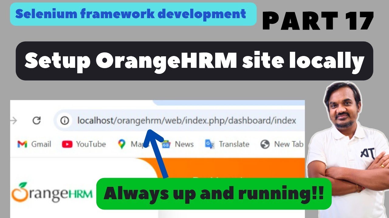 Part 17: How to Set Up OrangeHRM Locally for Selenium Automation