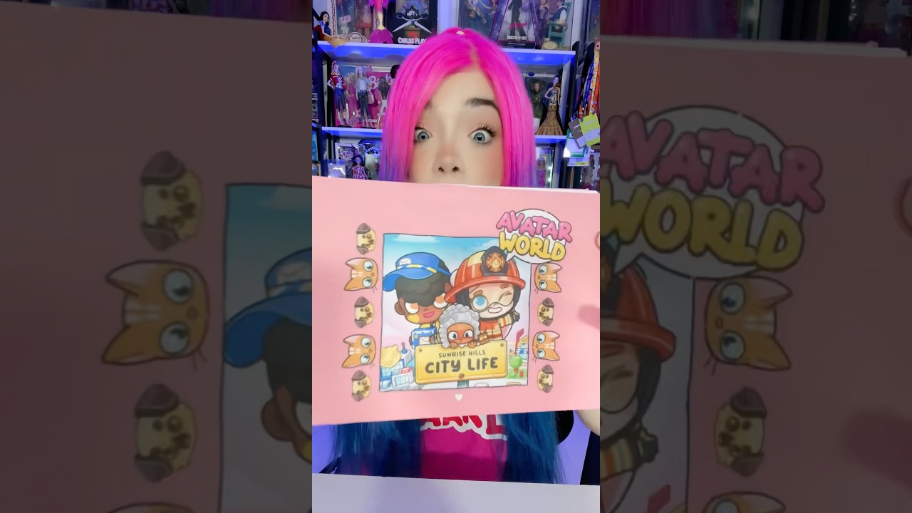 Avatar World virou um livro de Bobbie Goods!! 🚨💖 #avatarworld #bobbiegoodscoloringbook