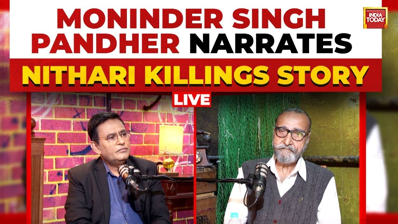 LIVE | Nithari killings Accused Moninder Singh Pandher Exclusive Interview | Sector 36 Story LIVE