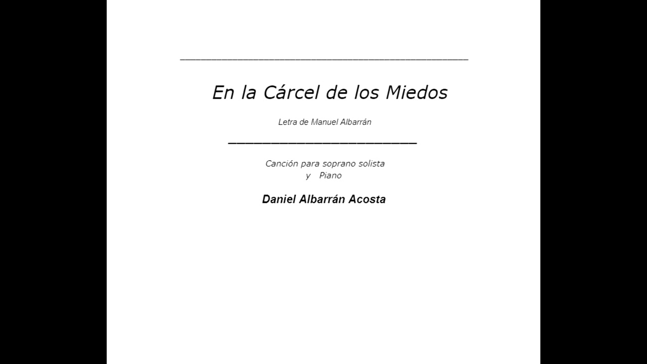 En la C&aacute;rcel de los Miedos - Daniel Albarr&aacute;n Acosta