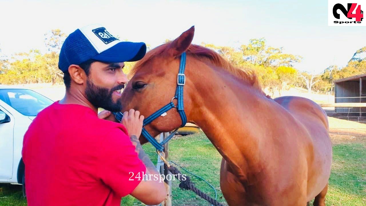 Ravindra Jadeja Horse Riding Video | Ravindra Jadeja Farm House Exclusive Video