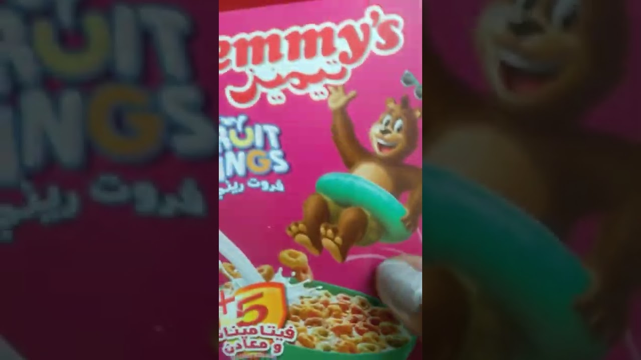 satisfying temmys fruit rings flakes ASMR #shorts