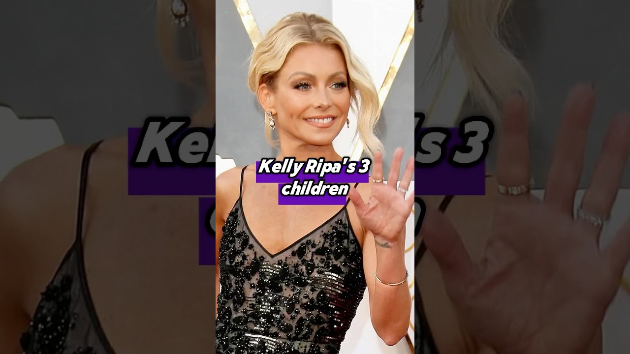 Kelly Ripa's 3 children, what are they doing now?#kellyripa #MarkConsuelos #michael #lola #usa