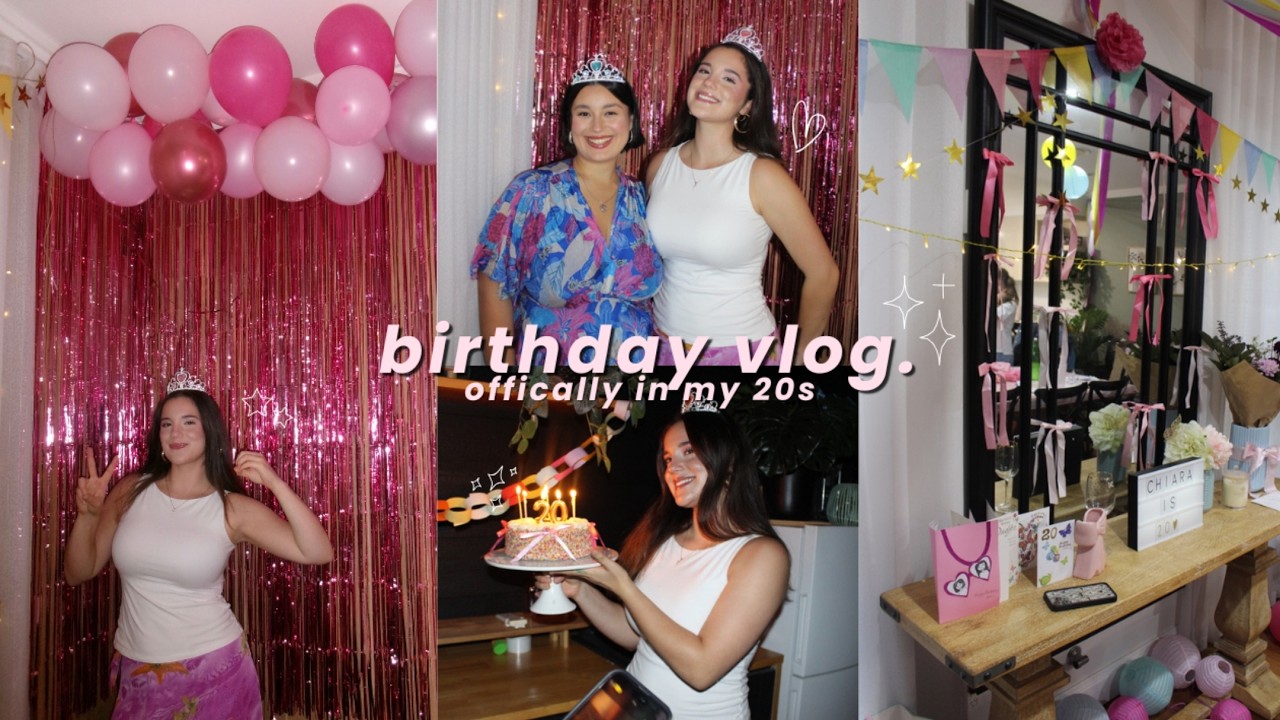 my 20th birthday vlog!