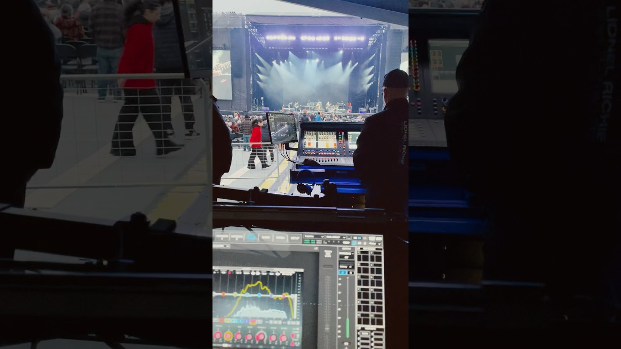 Show NICOLE con Digico SD10 y Waves Superack abriendo a Lionel Richie #livesound #Digicosd10 #foh