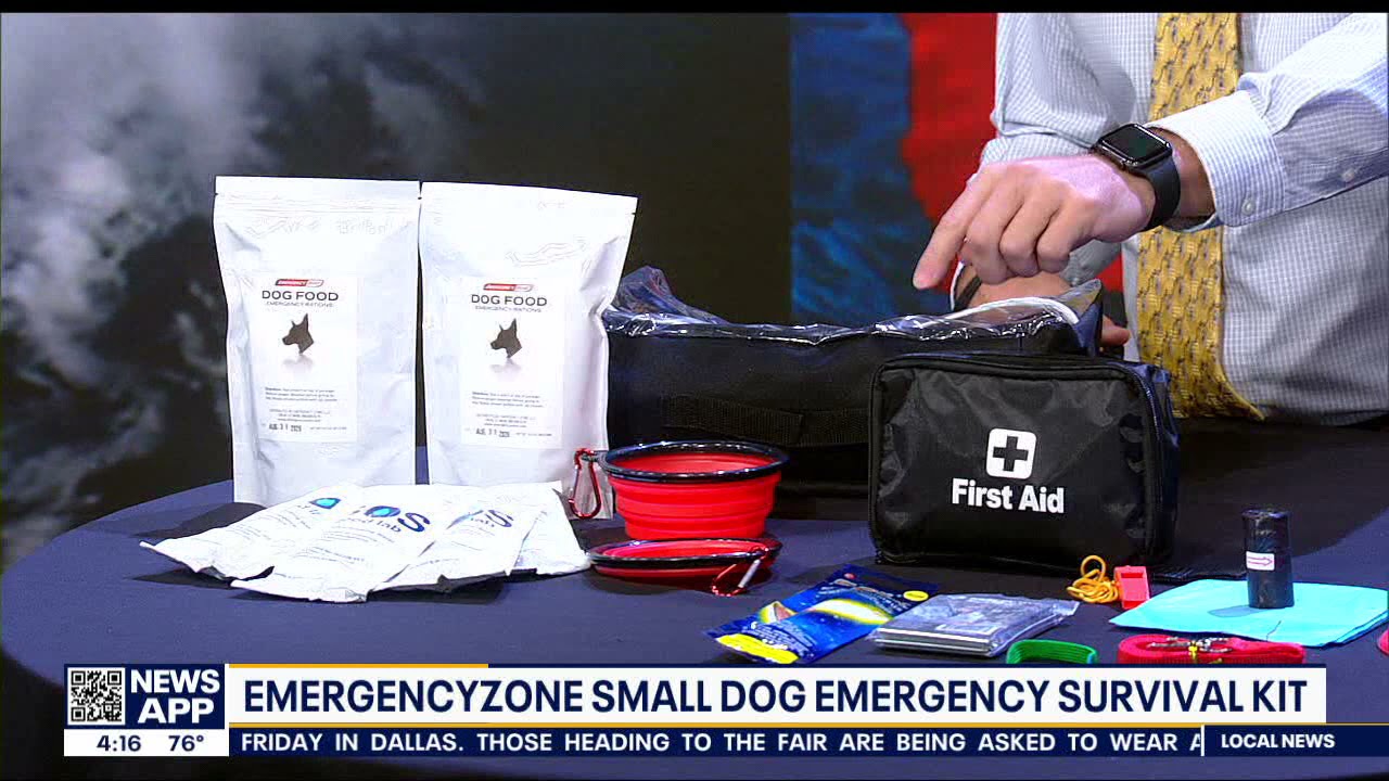 Emergency Zone Dog Survival Kit - Hurricane Gear Test